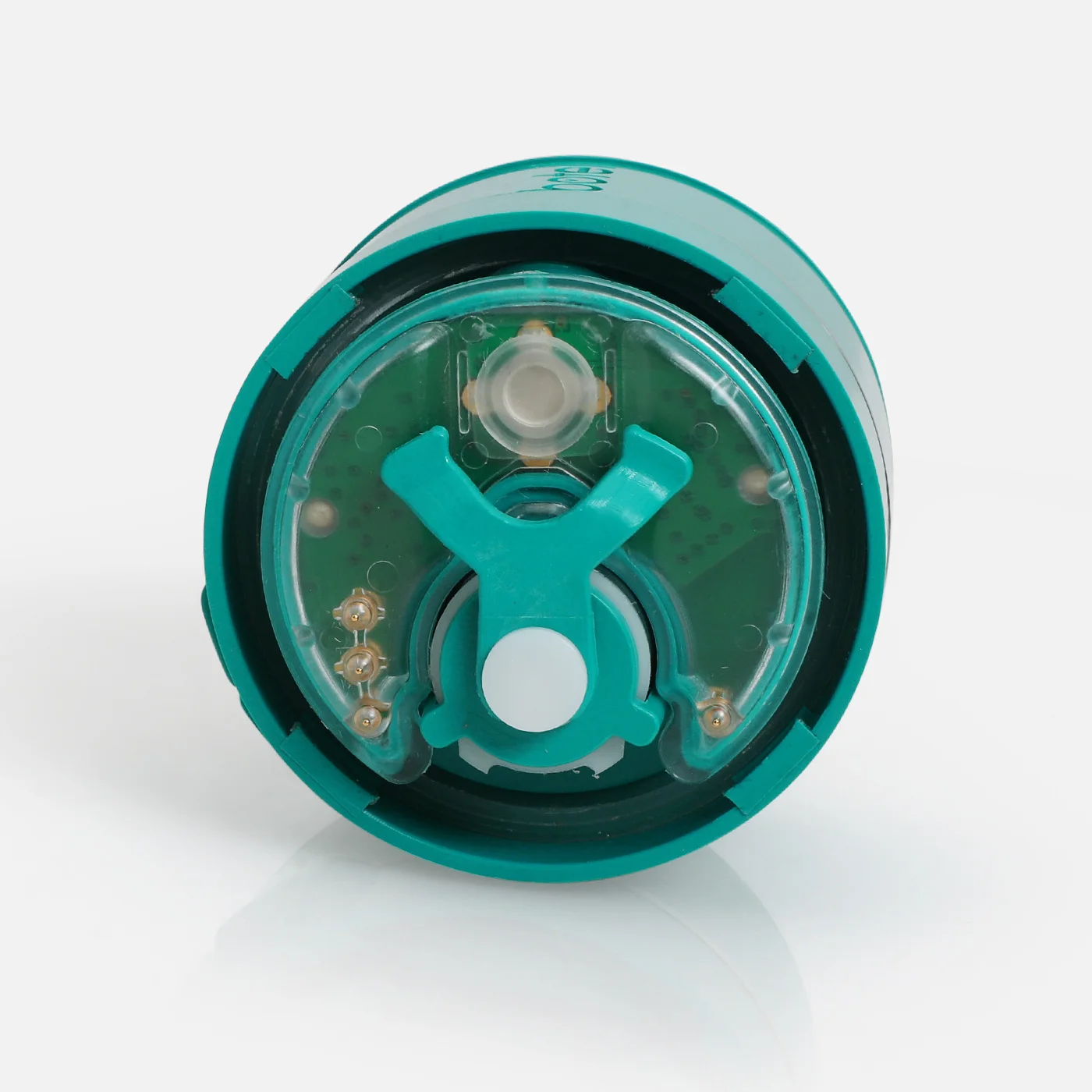 GreenLidBluetoothWeb1400 Botell smart water bottle app peacock green