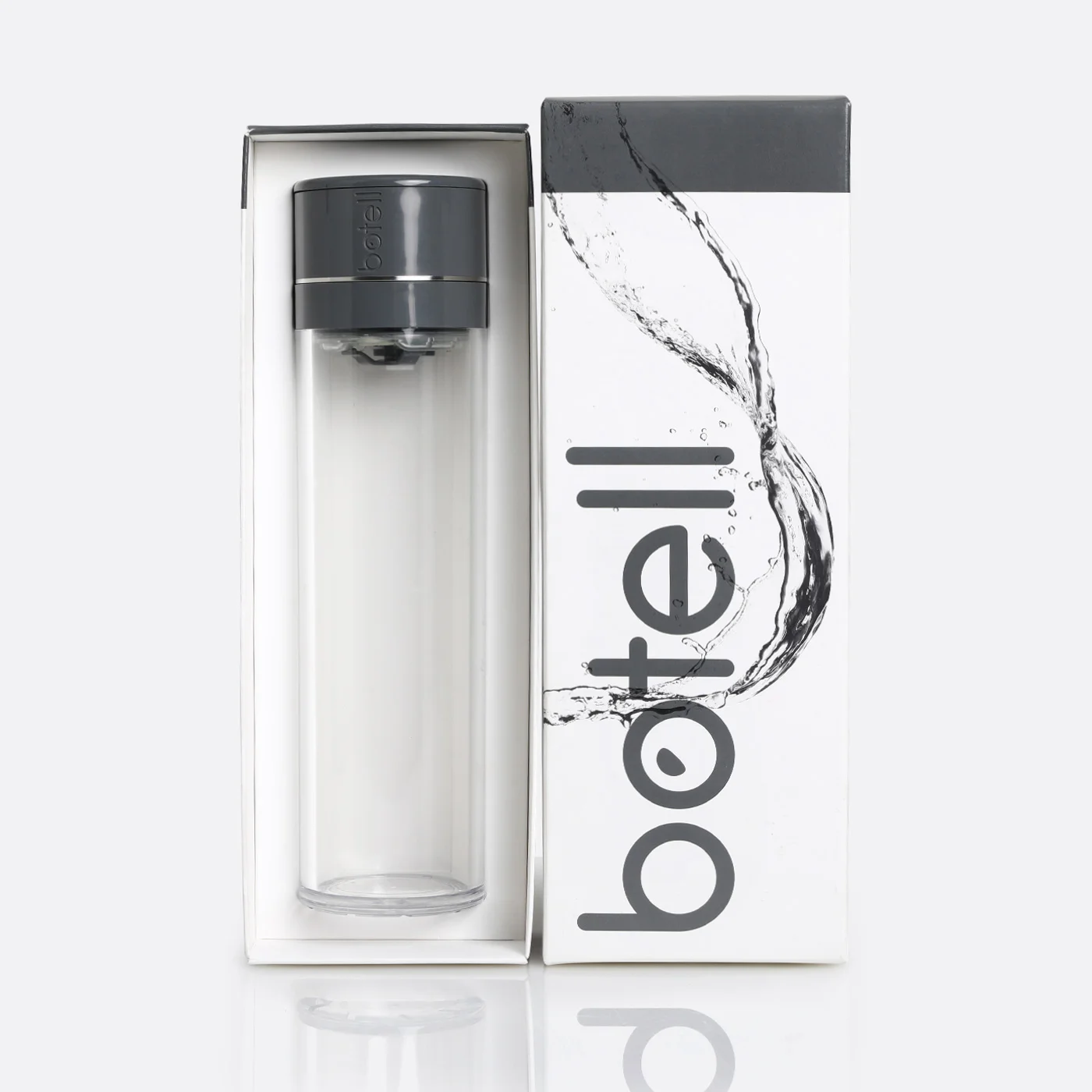 Botell smart water bottle app slate grey